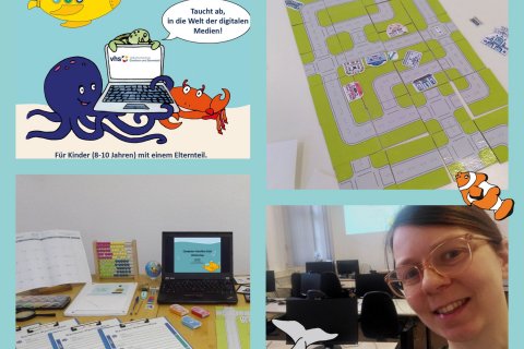 witzige Bildcollage
